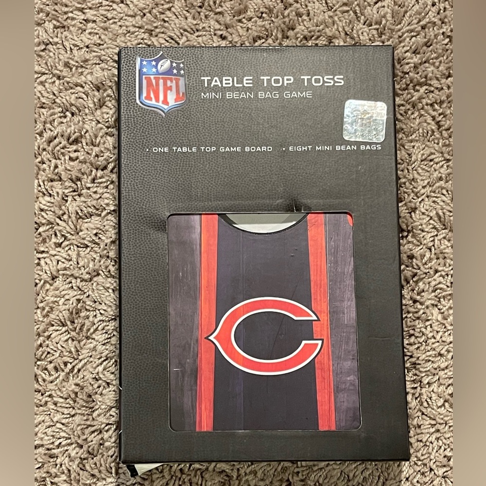 NIB NFL Chicago Bears TABLE TOP TOSS MINI BEAN BAG GAME